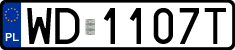 License plates of Poland, Regular car plates