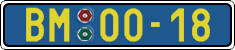 License plate of the Czech Republic, Foreign citizens and enterprises (1960)
