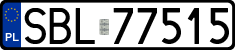 License plates of Poland, Regular car plates