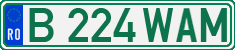License plate of Romania, Regular plates