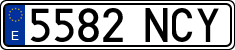 License plates of Spain, Ordinary (2000)