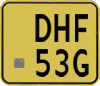License plate of the Netherlands, Mopeds
