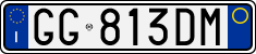 License plate of Italy, Cars (1994 year series)