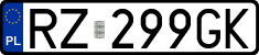 License plates of Poland, Regular car plates