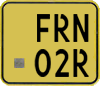 License plate of the Netherlands, Mopeds