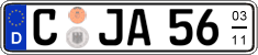 German license plate, Seasonal plates