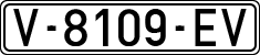 License plates of Spain, 1971 year series