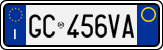 License plate of Italy, Cars (1994 year series)