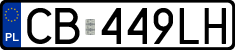 License plates of Poland, Regular car plates