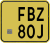 License plate of the Netherlands, Mopeds
