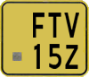 License plate of the Netherlands, Mopeds