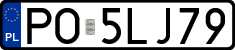 License plates of Poland, Regular car plates