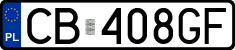 License plates of Poland, Regular car plates
