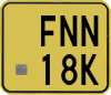 License plate of the Netherlands, Mopeds