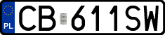 License plates of Poland, Regular car plates