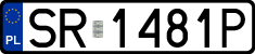 License plates of Poland, Regular car plates