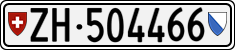 License plate of Switzerland, Cars