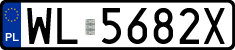 License plates of Poland, Regular car plates