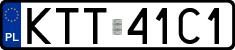 License plates of Poland, Regular car plates