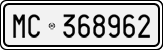 License plate of Italy, Cars (1927 year series)