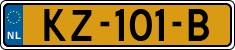 License plate of the Netherlands, Cars
