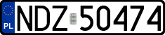 License plates of Poland, Regular car plates