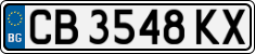 License plate of Bulgaria, Cars