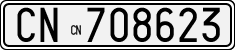 License plate of Italy, Cars (1927 year series)