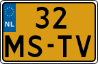 License plate of the Netherlands, Motorcycles