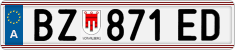 License plate of Austria, Regular plates