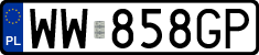 License plates of Poland, Regular car plates