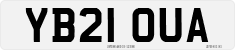License plate of the United Kingdom, 2001 year system