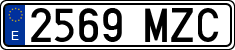 License plates of Spain, Ordinary (2000)