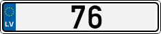 License plate of Latvia, Vanity Plates