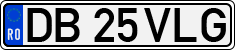 License plate of Romania, Regular plates