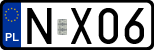 License plates of Poland, Regular car plates