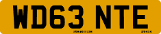 License plate of the United Kingdom, 2001 year system