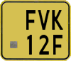 License plate of the Netherlands, Mopeds