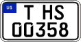 Federal license plates, US Army in Germany (temporary)