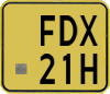 License plate of the Netherlands, Mopeds