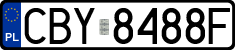 License plates of Poland, Regular car plates