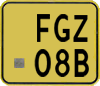 License plate of the Netherlands, Mopeds