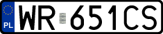 License plates of Poland, Regular car plates