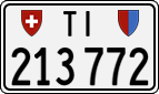 License plate of Switzerland, Cars