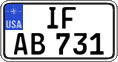 Federal license plates, US Army in Germany
