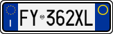 License plate of Italy, Cars (1994 year series)