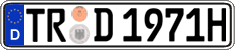 German license plate, Plates for oldtimers (type 