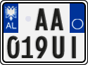 License plate of Albania, Cars (2011)