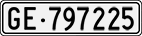 License plate of Switzerland, Cars