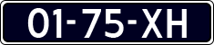 License plate of the Netherlands, Cars